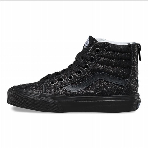 black vans high tops girls